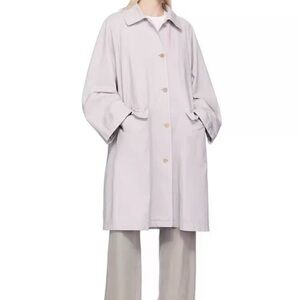 The Row Light Gray Trench Coat